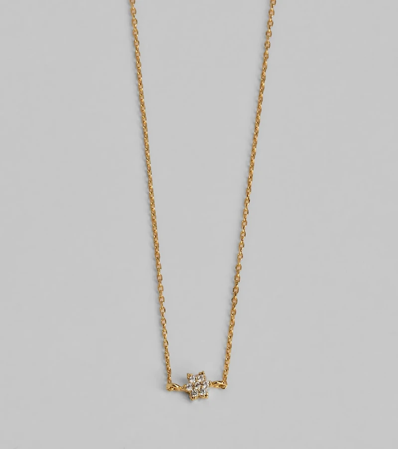 In The Stars Rhinestone Charm Necklace
