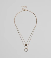 Delicate Charm Layered Necklace