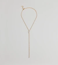 Upscale Moments Cubic Zirconia Accent Choker Necklace