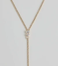 Upscale Moments Cubic Zirconia Accent Choker Necklace