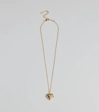 Cross My Heart Pendant Necklace