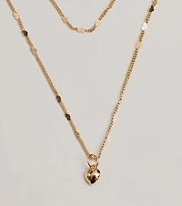 Love Expression Heart Layered Necklace