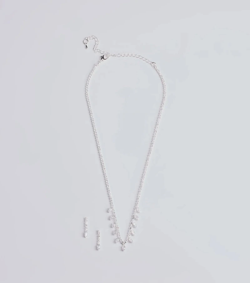 Enchant Me Necklace And Earrings Set