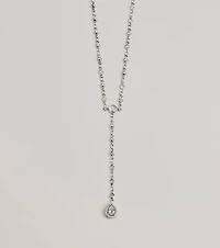Chic Sparkle Rhinestone Lariat Necklace