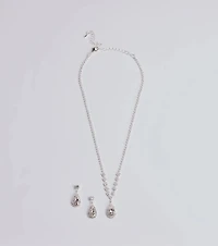 Glam Standard Rhinestone Jewelry Set