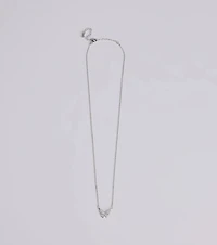 Glam Cutie Dainty Rhinestone Butterfly Charm Necklace