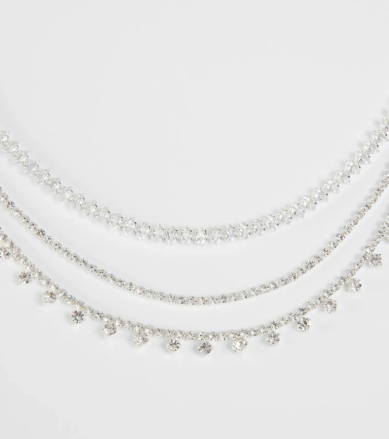 Luxe Dreams Cubic Zirconia Layered Necklace