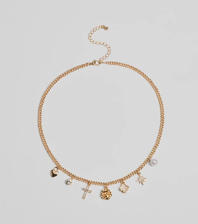 Touch Of Chic Charm Pendant Necklace