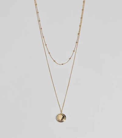Forever Yours Layered Locket Necklace