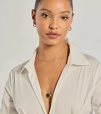 Forever Yours Layered Locket Necklace