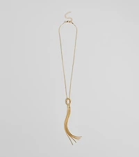 Boho Feels Metal Tassel Necklace