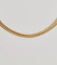 Sleek Layers Snake Chain Necklace