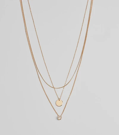 Fab Statement Layered Rhinestone Necklace Set