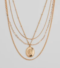 Layered Sleekness Pendant Necklace