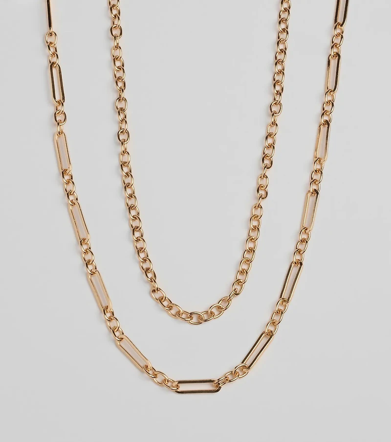 Love To Layer Multi-Chain Necklace Set