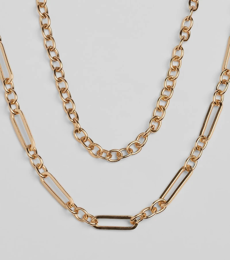 Love To Layer Multi-Chain Necklace Set