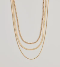 Chic Layers Multi-Chain Necklace Set