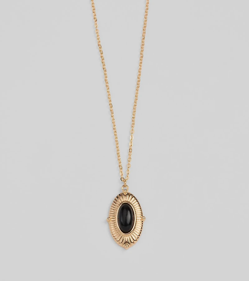Elevated Classic Pendant Chain Necklace