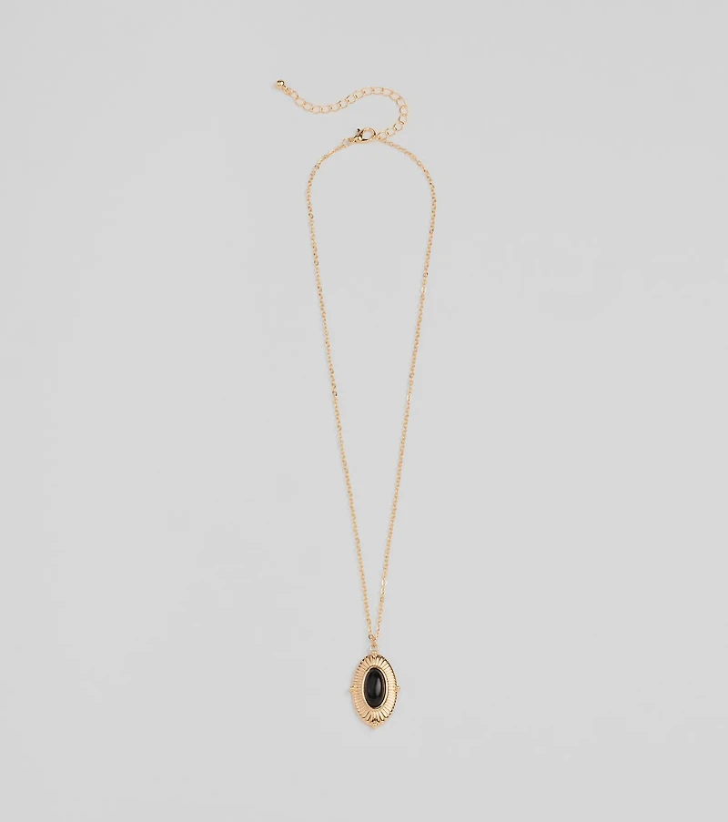 Elevated Classic Pendant Chain Necklace