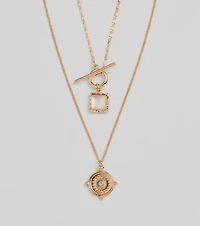 Layered Treasure Necklace With Pendants