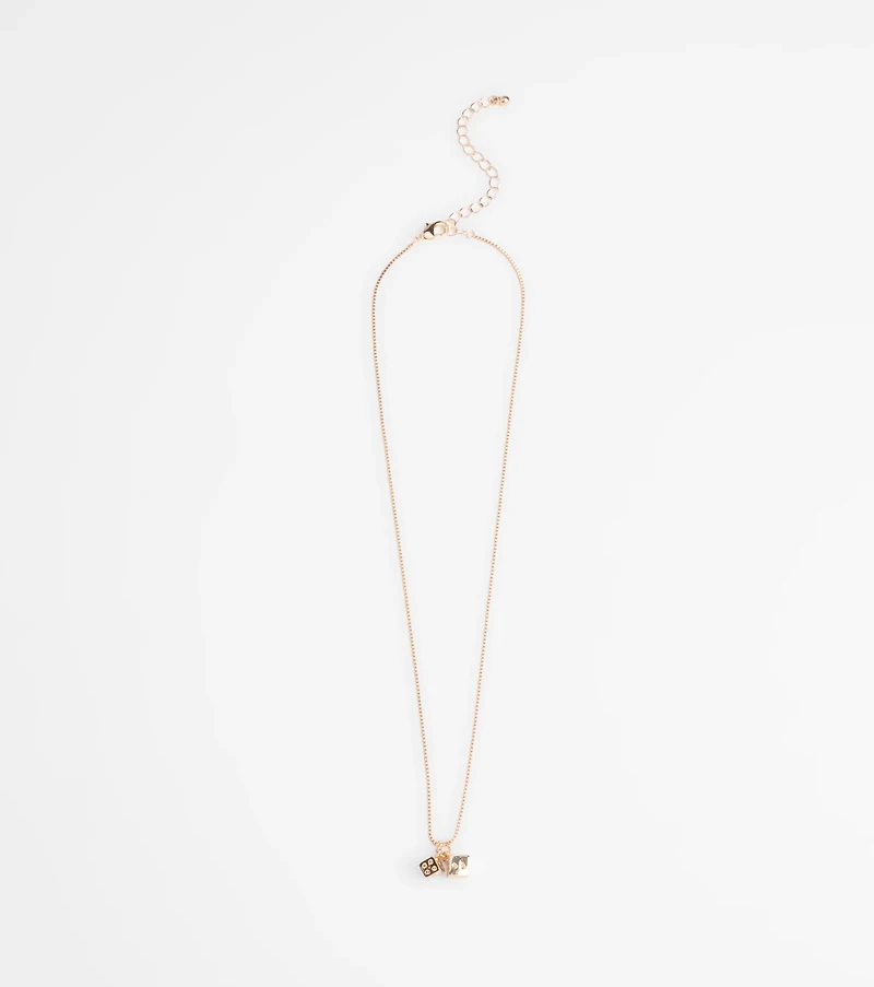 Roll The Dice Charm Necklace