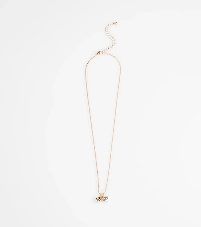 Roll The Dice Charm Necklace