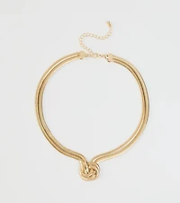 Sleek And Bold Snake Chain Necklace