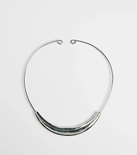 Sleek And Classic Circle Collar Necklace