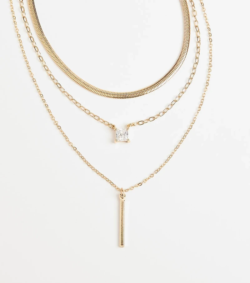 Glittering Dream Layered Necklace
