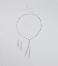 Epitome Of Elegance Necklace And Earrings Set