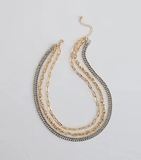 Chain Addiction Layered Necklace