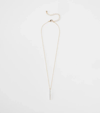Hidden Shine Rhinestone Pendant Necklace