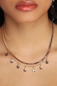 Star Spangled Herringbone Necklace Set