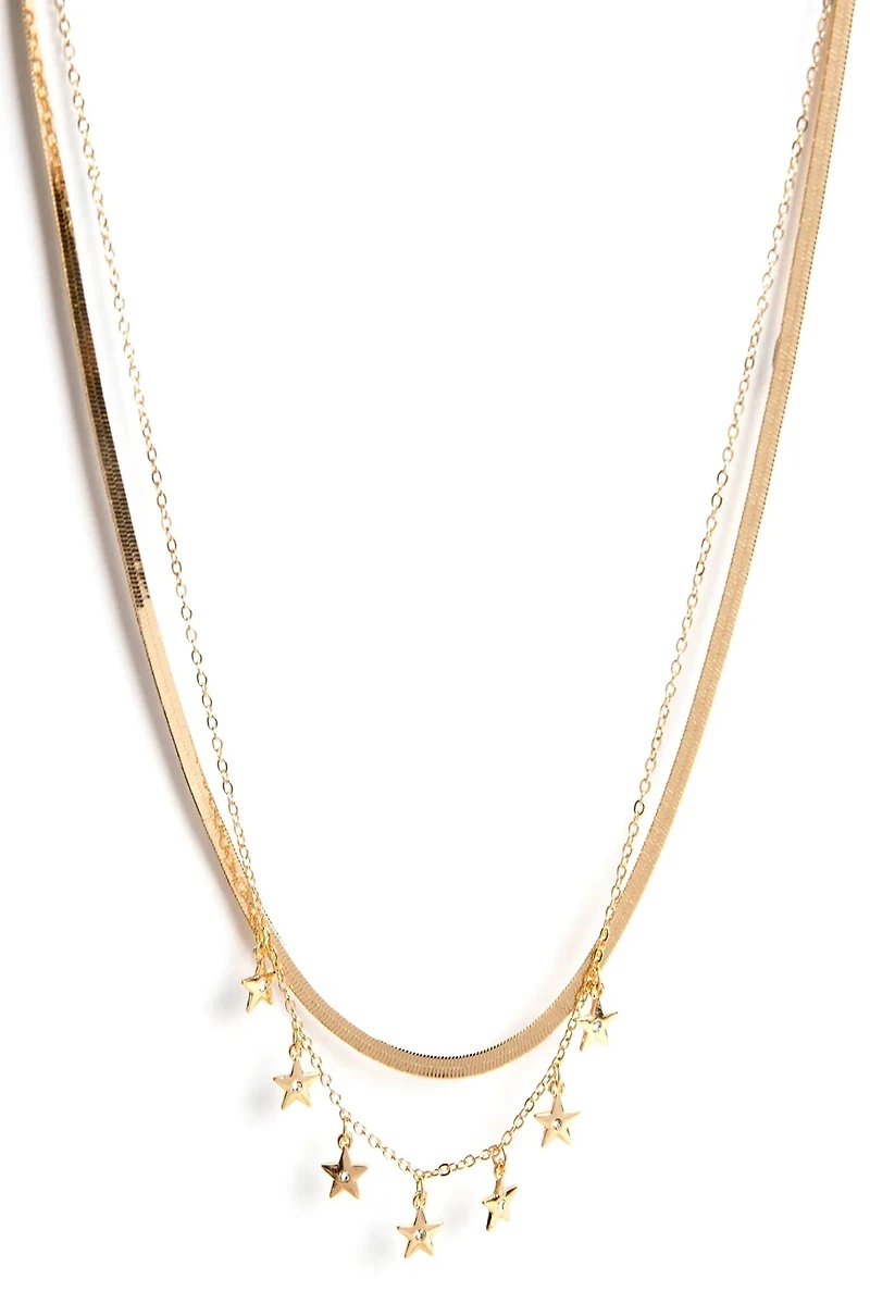Star Spangled Herringbone Necklace Set