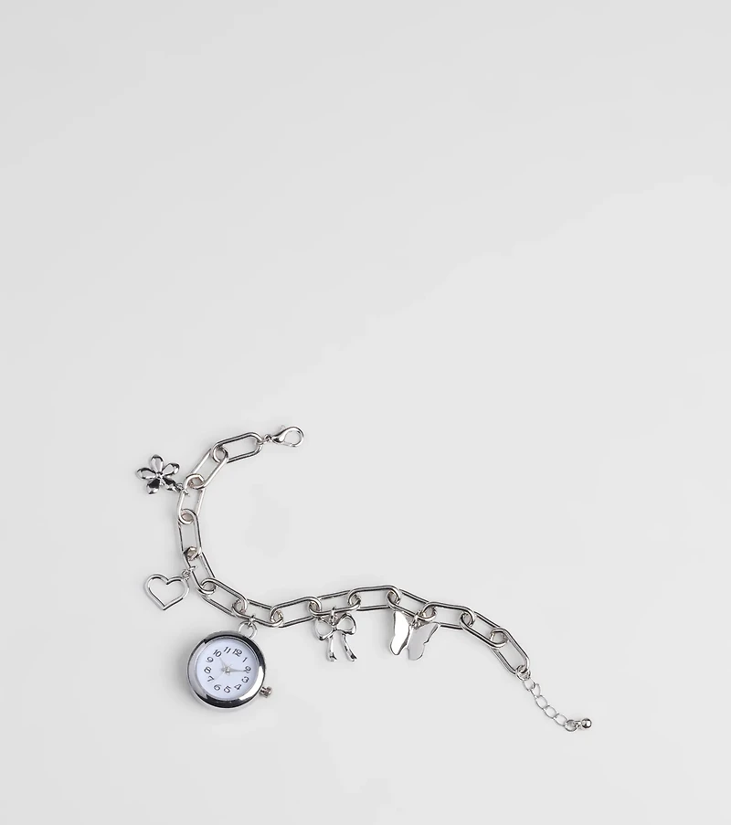 Time Flies Charm Watch Bracelet
