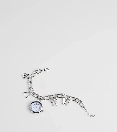Time Flies Charm Watch Bracelet