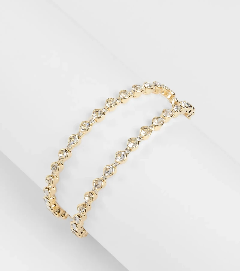 All That Glimmers Rhinestone Bracelet