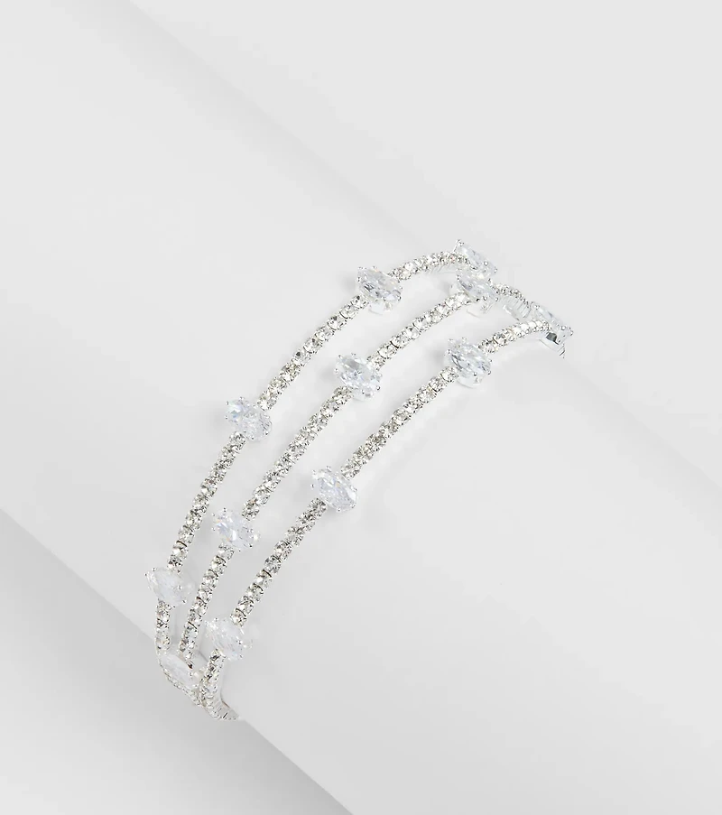 Sparkling Shine Rhinestone Bracelet