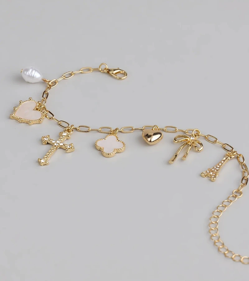Charm School Dropout Chain Bracelet