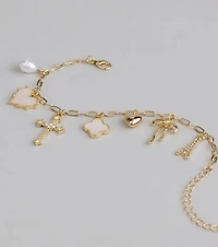 Charm School Dropout Chain Bracelet