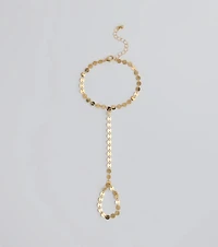 Chic Destiny Disc Coin Hand Chain