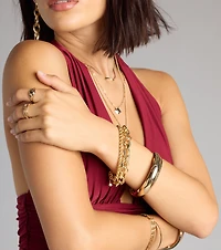 Stacked To Slay Chain-Link Bracelet