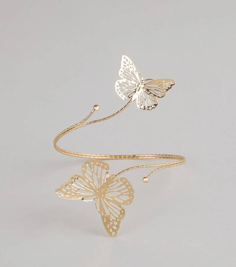 Airy Aura Butterfly Arm Cuff