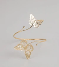 Airy Aura Butterfly Arm Cuff