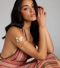 Airy Aura Butterfly Arm Cuff