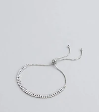Glam Classic Cubic Zirconia Slider Bracelet