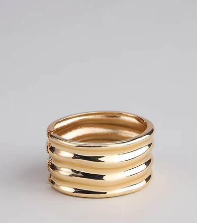 Bold Intentions Bangle Cuff Bracelet