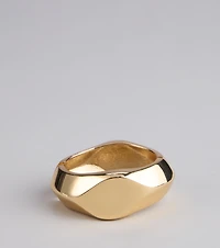 Bold Moves Statement Cuff Bracelet