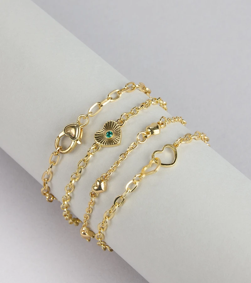 Triple Threat Charm Bracelet Set