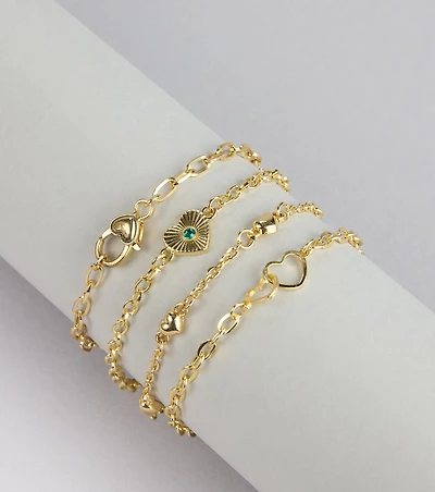 Triple Threat Charm Bracelet Set